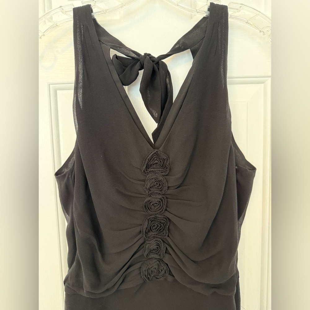 Ann Taylor | Sleeveless Silk Dress | Size 6 | Black